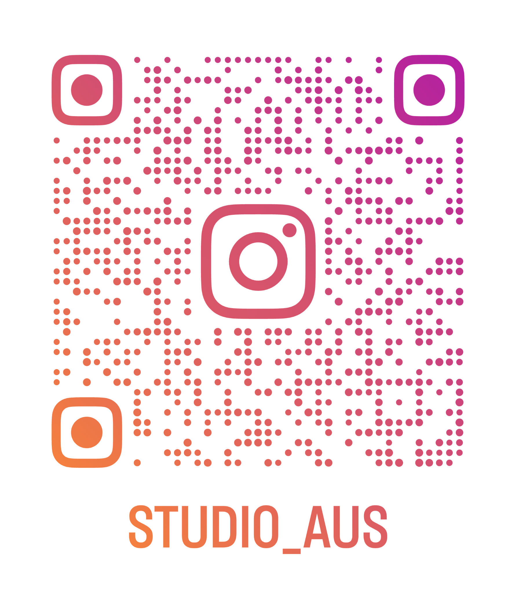 Studio AUS Instagram QR
